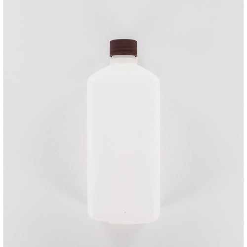 Aurora Scientific • 1000ml HDPE sterile bottle, square, brown cap • Sterile sample bottles for water testing • Water sample bottles  • 100ml sample bottles