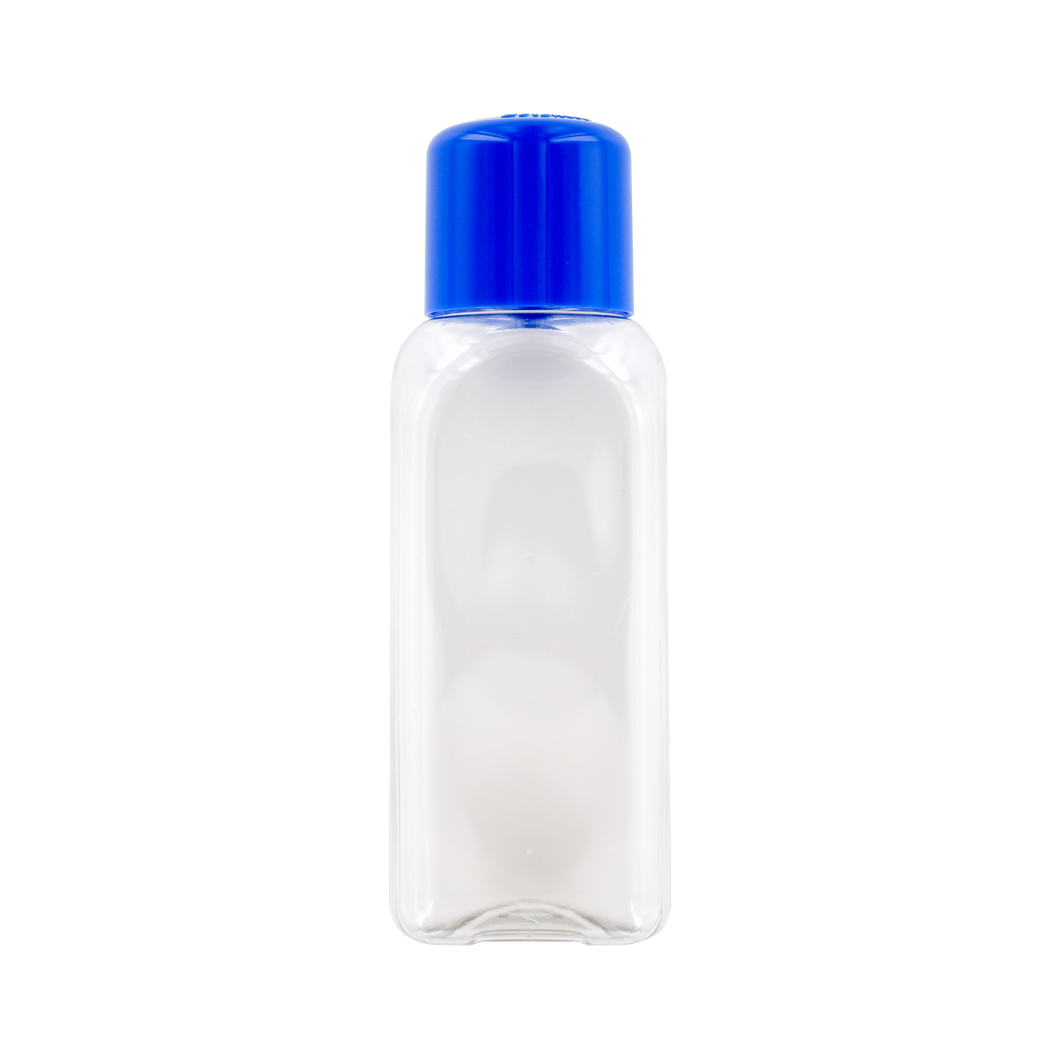 350ml PET sterile bottle, blue double wall cap