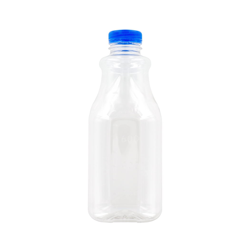 1000ml PET sterile bottle, Sodium Thiosulphate dosed, blue cap