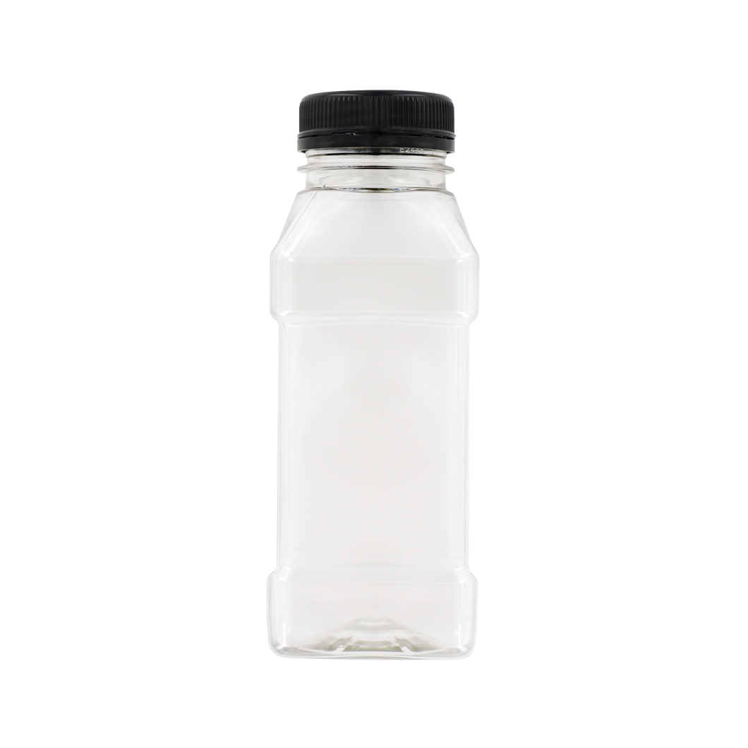 250ml Square bottle with purple cap