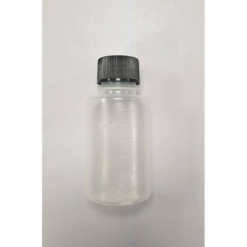 Aurora Scientific • 125ml PP sterile bottle, round, Nitric Acid dosed, black cap  •  Sample bottles 