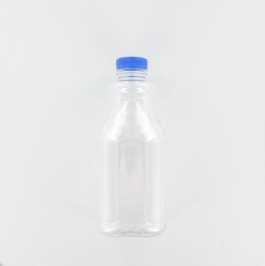 Aurora Scientific •1000ml PET sterile bottle, Sodium Thiosulphate dosed, blue cap • Sterile sample bottles for water testing • Water sample bottles  • 100ml sample bottles