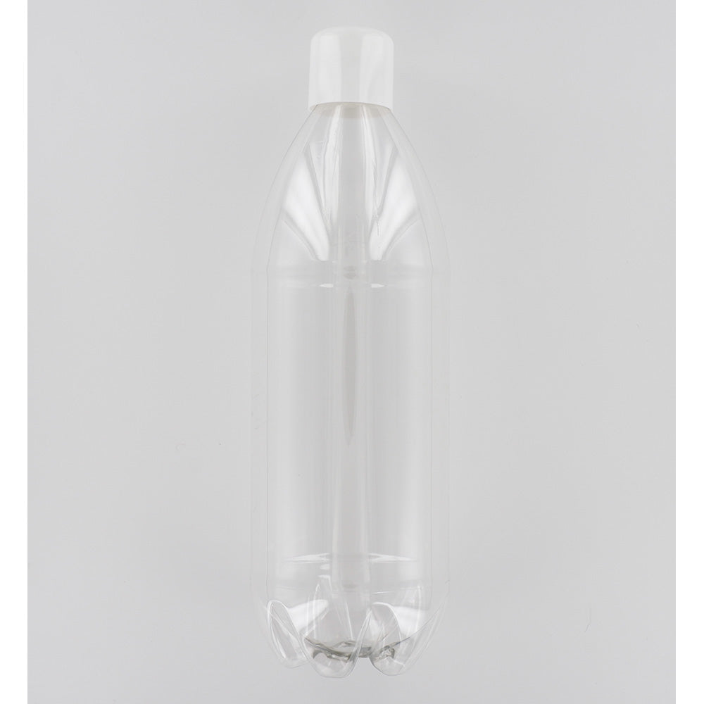 Aurora Scientific •1000ml  PET sterile bottle, round, 50mg/L Na2EDTA.2H2O dosed, white double wall cap • Sterile sample bottles for water testing • Water sample bottles  •  100ml sample bottles