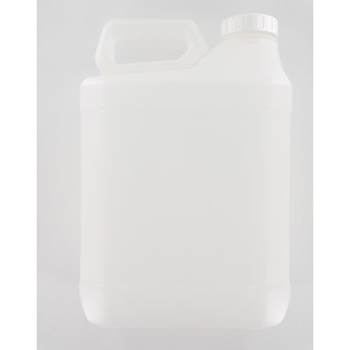Aurora Scientific •10000ml (10ltr) HDPE jerrycan sterile bottle, white cap • water sample testing 