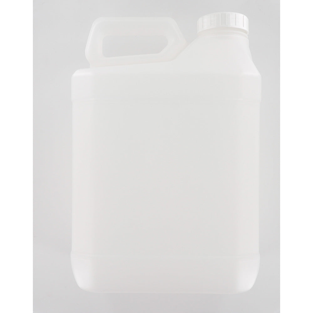 Aurora Scientific •10000ml (10ltr) HDPE jerrycan sterile bottle, white cap • water sample testing 