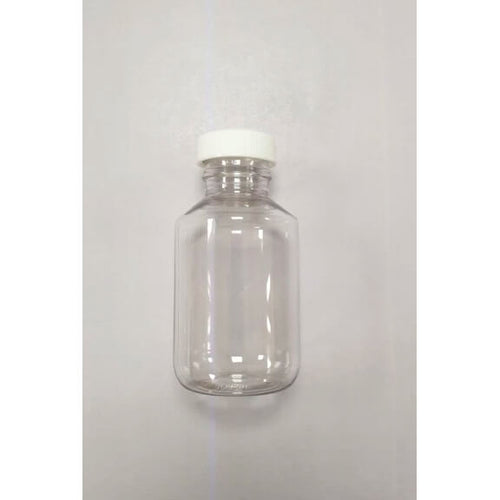 Aurora Scientific • 100ml Round sterile bottle, irradiated and dosed with Sodium Thiosulphate and white cap • Sterile sample bottles for water testing • Water sample bottles  • 100ml sample bottles
