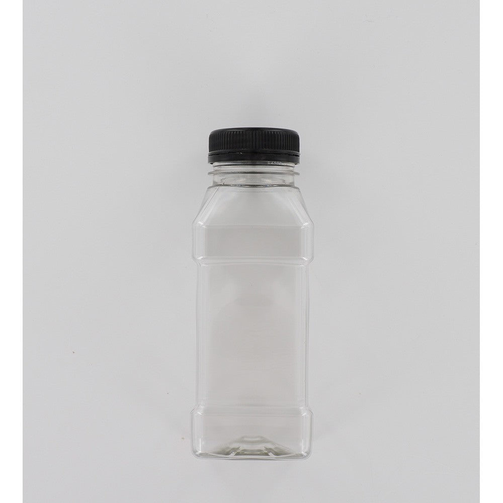 Aurora Scientific • 250ml Square sterile bottle with black cap • Sterile sample bottles for water testing • Water sample bottles • 250 ml sample bottles