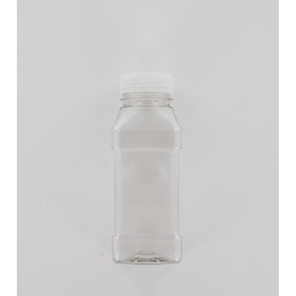Aurora Scientific • 250ml Square sterile bottle with natural cap   • Sterile sample bottles for water testing • Water sample bottles • 250 ml sample bottles