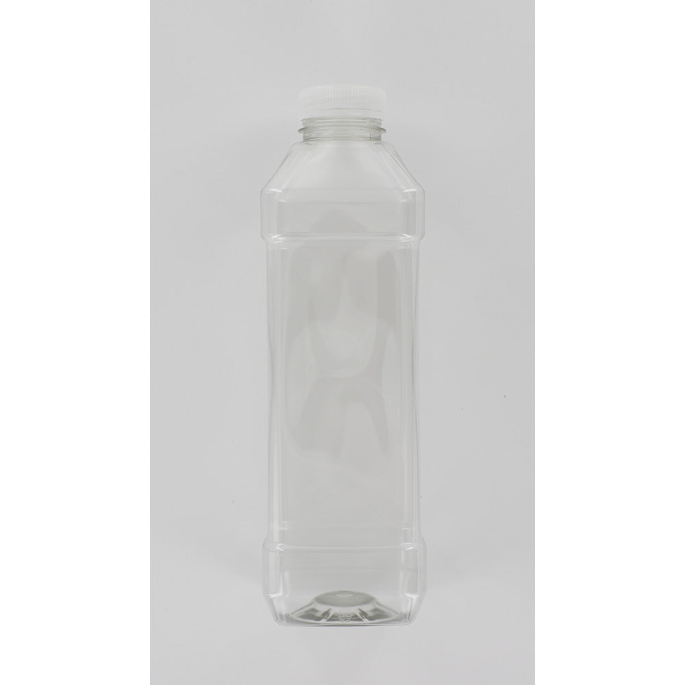 Aurora Scientific •1 Litre PET Square sterile bottle- Pallet  • Sterile sample bottles for water testing • Water sample bottles  • 100ml sample bottles