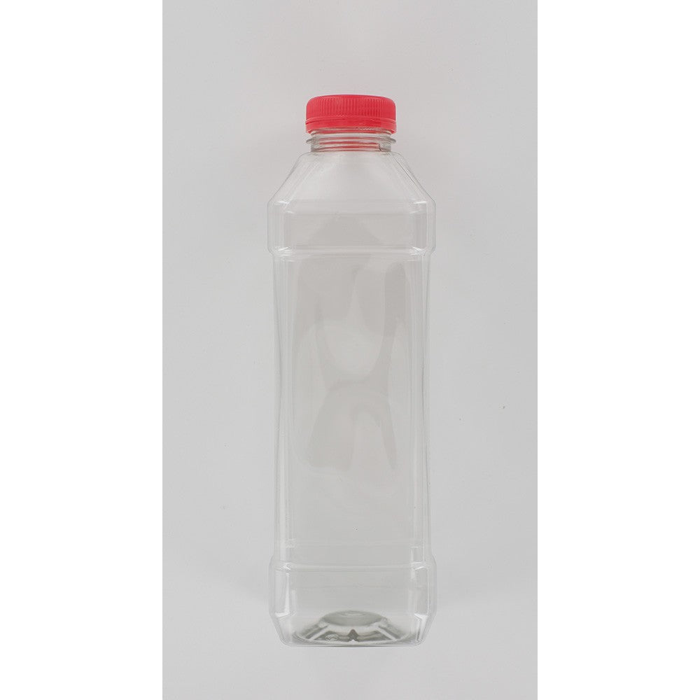  Aurora Scientific • 1000ml Square sterile bottle with red cap • Sterile sample bottles for water testing • Water sample bottles  • 100ml sample bottles